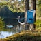 Wakeman Camping Chair with Foot Rest - 300lb Capacity Chair with Cupholder & Cooler by Wakeman Blue 75-CMP1124 - alternate 6